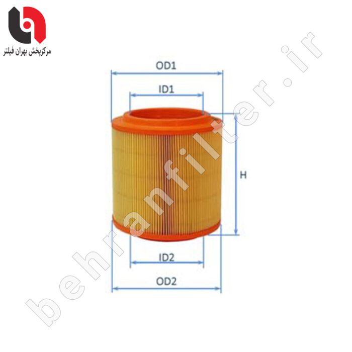 فیلتر هواکش مینی بوس هیوندائی کروس کوتاه (فومی کوتاه) - Image 2