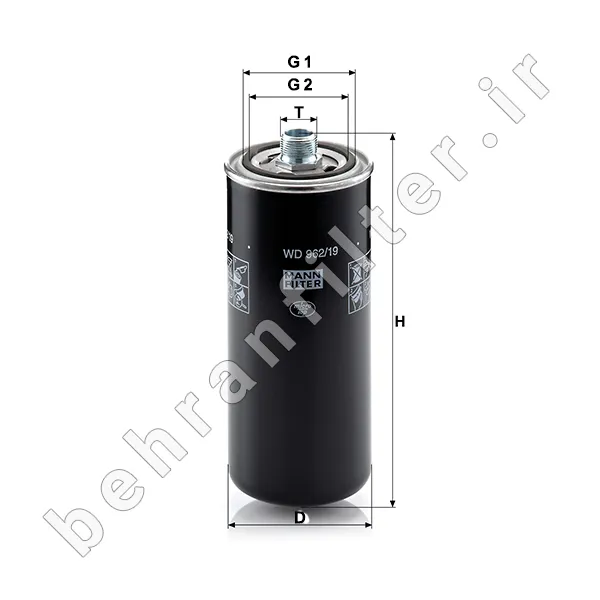 فيلتر گيربکس WD962/19