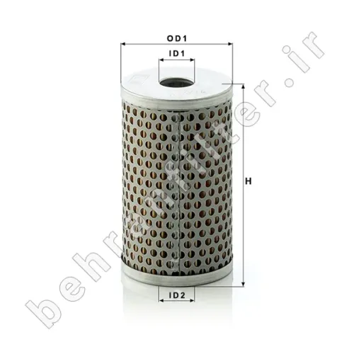فیلتر روغن هیدرولیک فرمان مان H601/4