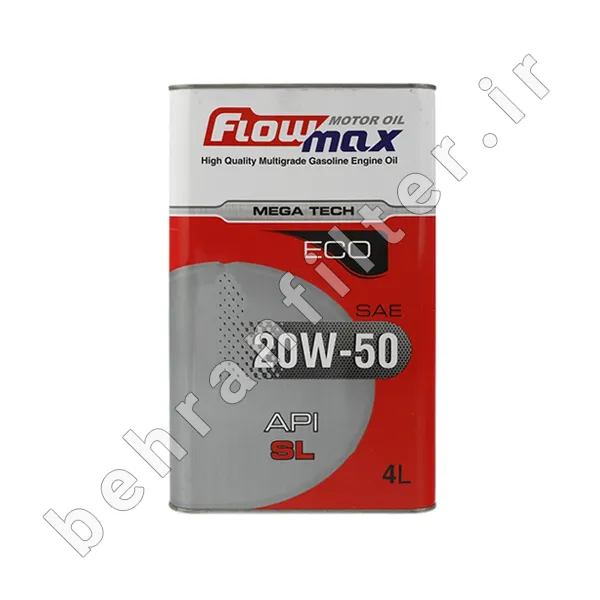 روغن موتور فلومکس مگاتک 20W50 SL اکو 4 لیتری